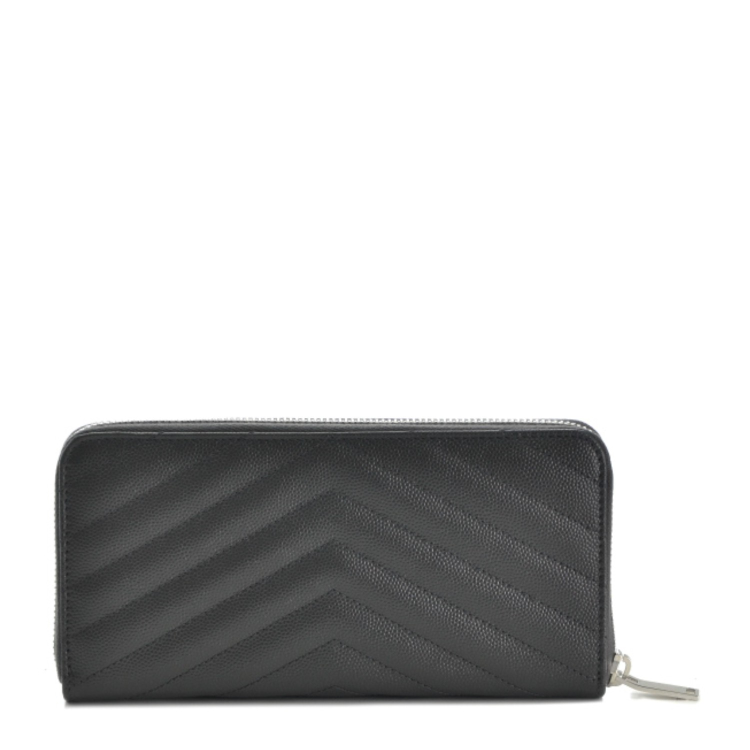 【包邮包税】Yves saint Laurent/圣罗兰 女士黑色真皮长款钱包 358094 BOW02 1257