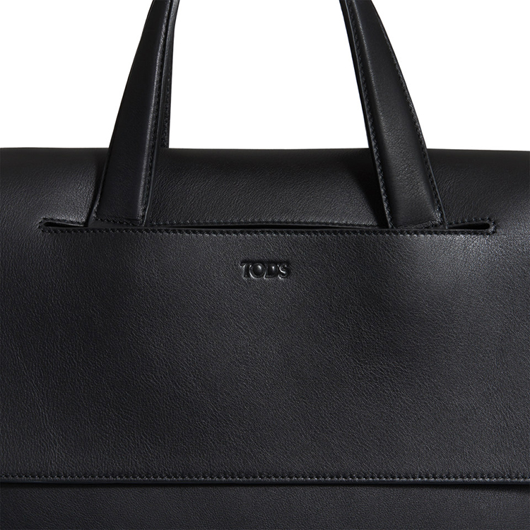 Tod’s/托德斯男士黑色公文包Tod's 牛皮小号信封包