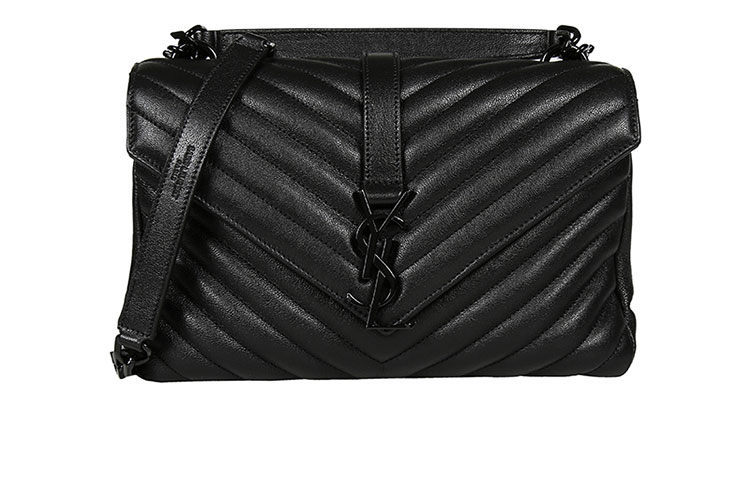 Yves saint Laurent/圣罗兰 16秋冬羊皮YSL LOGO链条女士手提包 428056BRM05