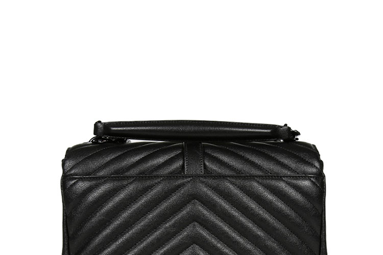 Yves saint Laurent/圣罗兰 16秋冬羊皮YSL LOGO链条女士手提包 428056BRM05