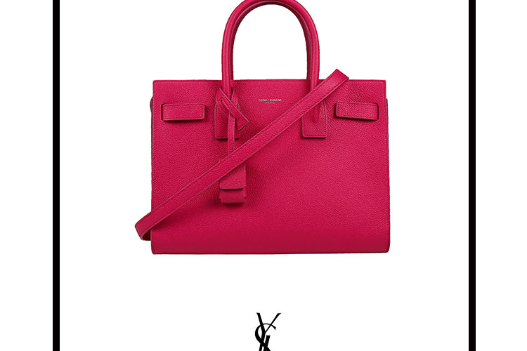 Yves saint Laurent/圣罗兰 牛皮革YSL风琴背提包 女士单肩包 392032B681N