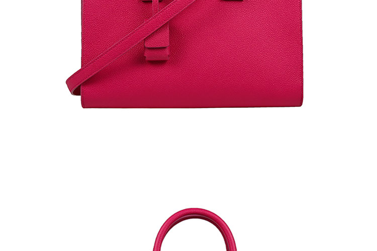 Yves saint Laurent/圣罗兰 牛皮革YSL风琴背提包 女士单肩包 392032B681N