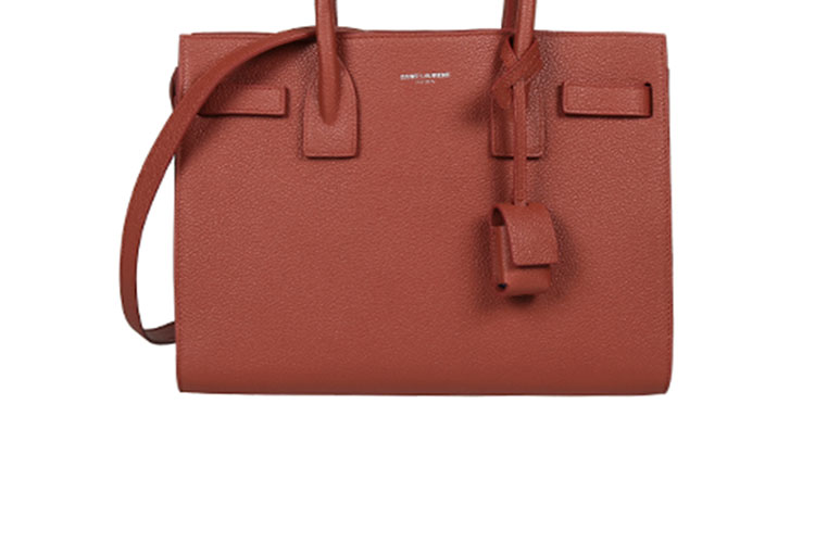 SAINT LAURENT PARIS/圣罗兰 牛皮革YSL风琴女士手提包 421863B681N