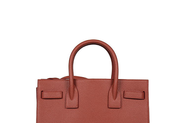 SAINT LAURENT PARIS/圣罗兰 牛皮革YSL风琴女士手提包 421863B681N