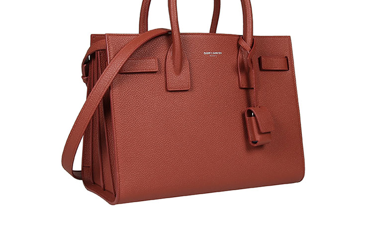 SAINT LAURENT PARIS/圣罗兰 牛皮革YSL风琴女士手提包 421863B681N