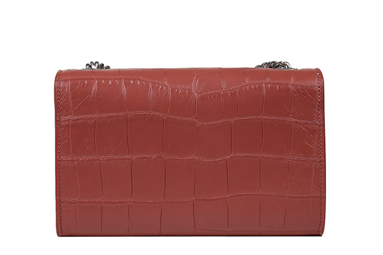 SAINT LAURENT PARIS/圣罗兰YSL LOGO牛皮革流苏链条女士单肩包 354120CS30E