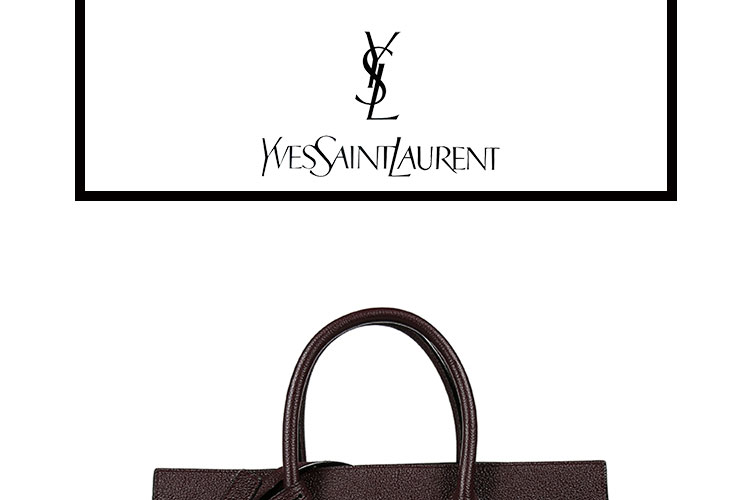 SAINT LAURENT PARIS/圣罗兰 牛皮革YSL风琴手提包 女士手提包 421863B682V