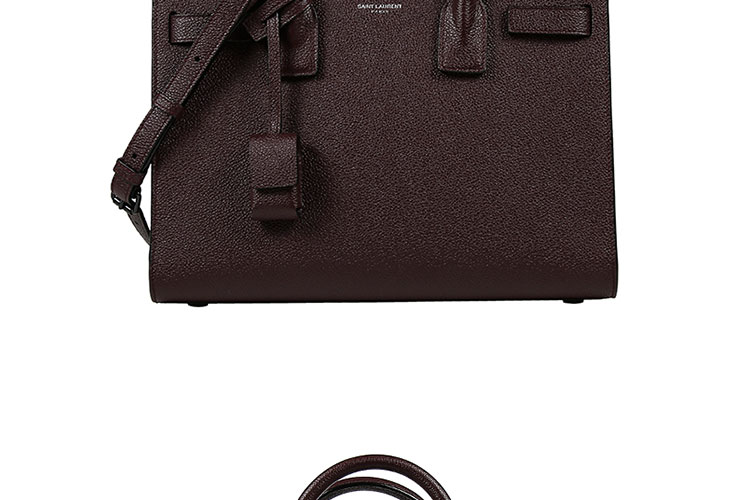 SAINT LAURENT PARIS/圣罗兰 牛皮革YSL风琴手提包 女士手提包 421863B682V