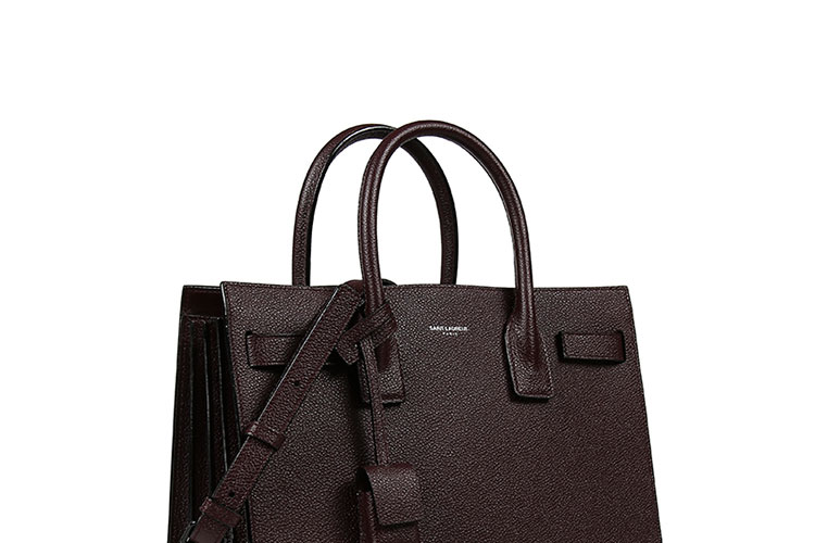 SAINT LAURENT PARIS/圣罗兰 牛皮革YSL风琴手提包 女士手提包 421863B682V