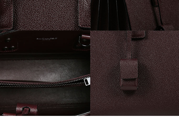 SAINT LAURENT PARIS/圣罗兰 牛皮革YSL风琴手提包 女士手提包 421863B682V