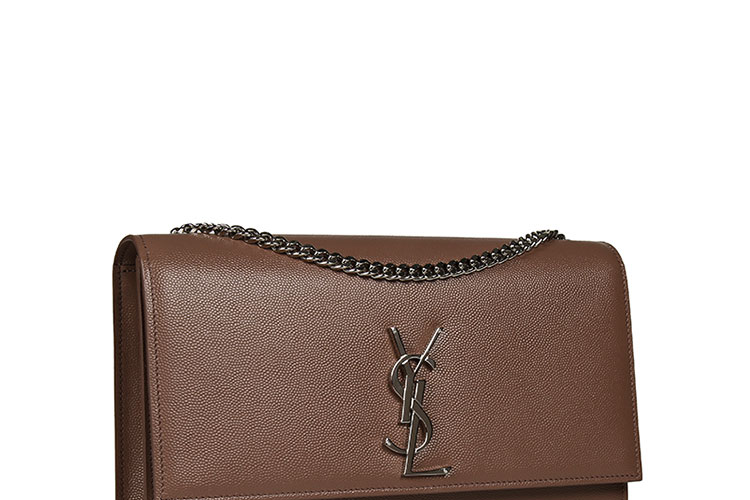 SAINT LAURENT PARIS/圣罗兰 牛皮YSL LOGO链条背提包 女士单肩包 364021BOW0N