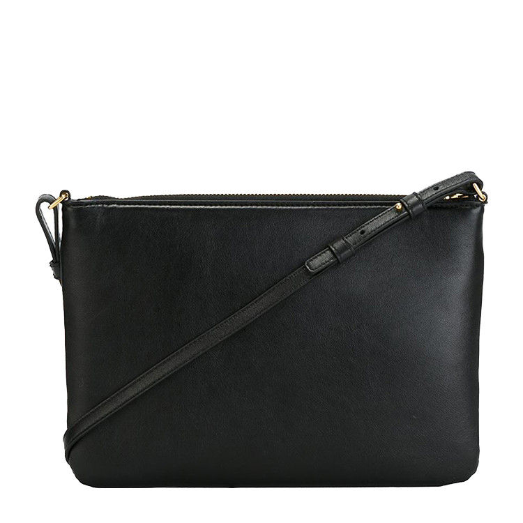 Yves saint Laurent/圣罗兰 流苏带金属YSL链条挂饰小牛皮女士单肩包#412674 CWU0J 1000