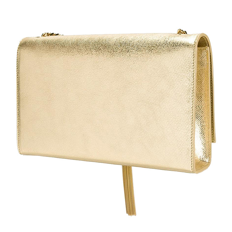 Yves saint Laurent/圣罗兰 Kate Monogram系列YSL金属logo标识流梳装饰牛皮女士链条单肩包#354119 DUZ0J 8030