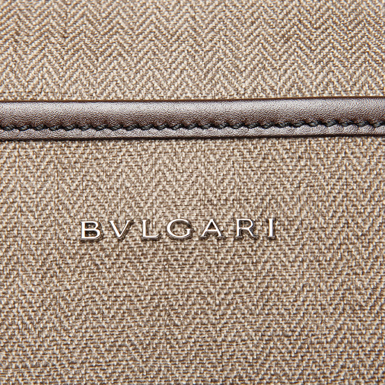 Bvlgari(宝格丽) 卡其色PVC斜挎包