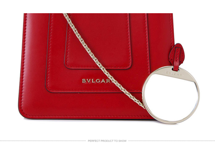 BVLGARI/宝格丽 serpenti forever宝石红小牛皮手提单肩两用包 280165RED-005 20161209
