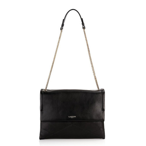 【包邮包税】Lanvin/浪凡 女士 羊皮 金属logo装饰 单肩包 AL