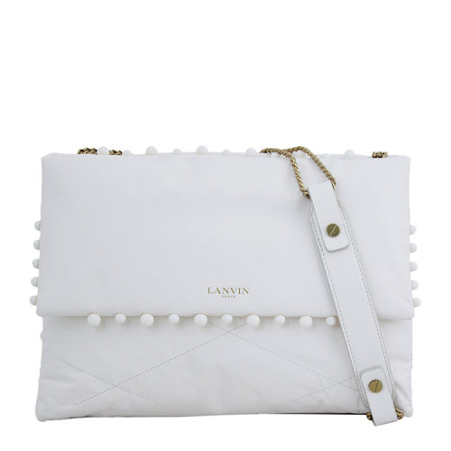 【包邮包税】Lanvin/浪凡 女士 真皮 logo点缀 单肩包 EB