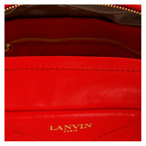Lanvin/浪凡 女士 羊皮 铆钉装饰 单肩包 EB