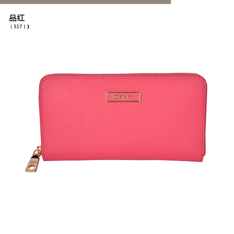 DKNY/唐娜 凯伦 牛皮 女士长款钱包钱夹手拿包 761423401-517