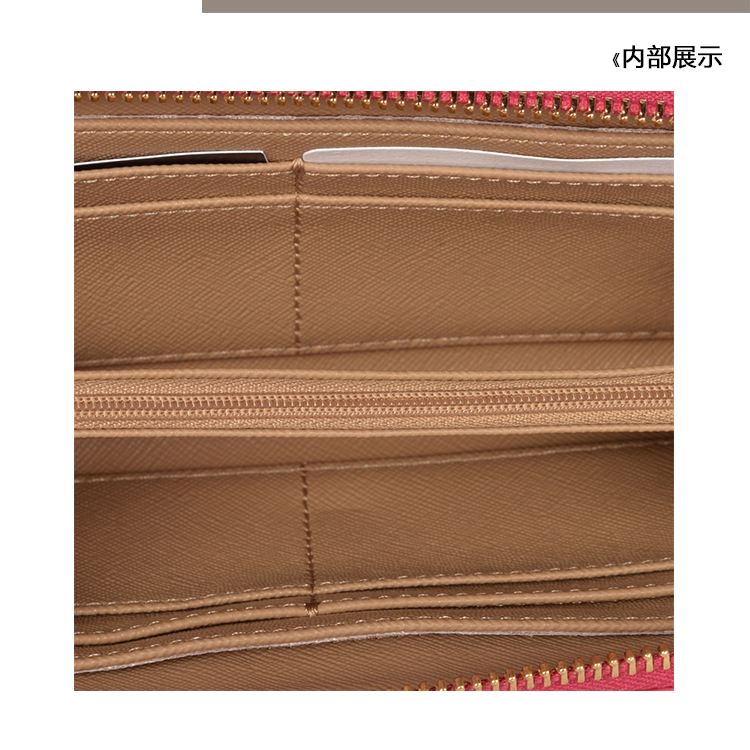 DKNY/唐娜 凯伦 牛皮 女士长款钱包钱夹手拿包 761423401-517