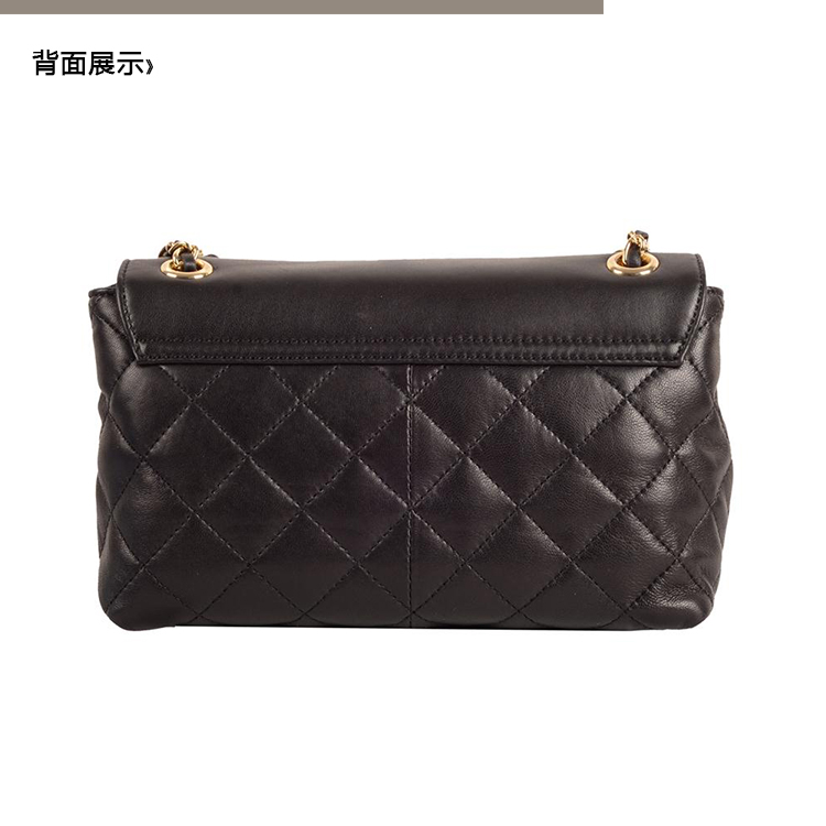 DKNY/唐娜 凯伦 牛皮 女士斜挎单肩包翻盖包 761510906-001