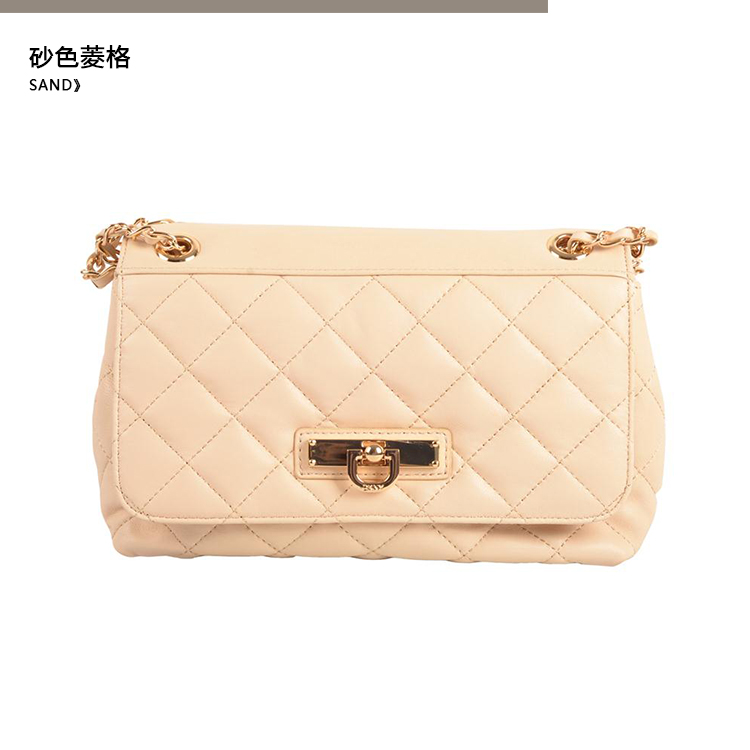 DKNY/唐娜 凯伦 牛皮 女士斜挎单肩包翻盖包 762410101