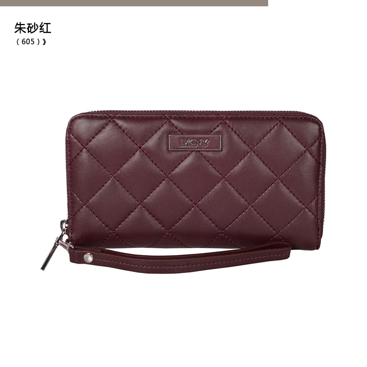 DKNY/唐娜 凯伦 牛皮 女士长款钱包钱夹手拿包 761420902-605