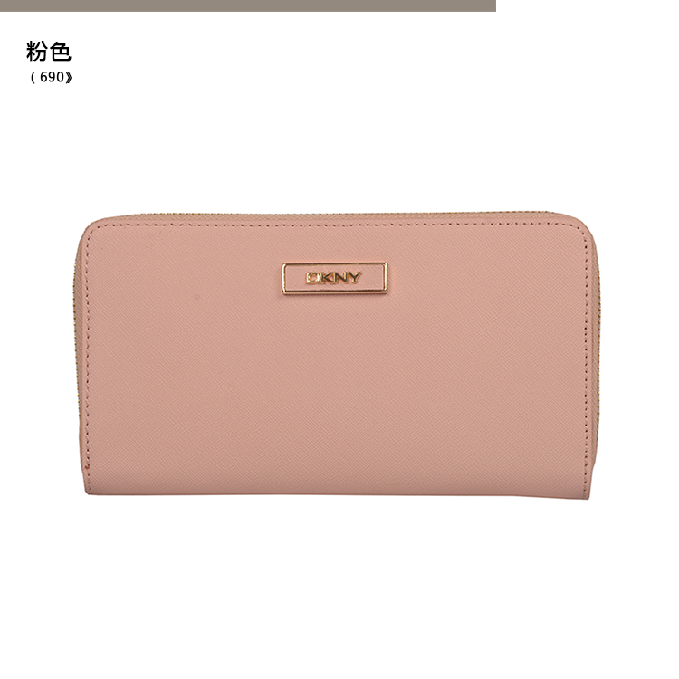 DKNY/唐娜 凯伦 牛皮 女士长款钱包钱夹手拿包 763421807-690