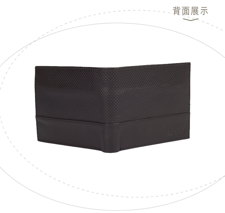 DKNY/唐娜 凯伦 牛皮 男士短款钱包钱夹 DKM5974-001