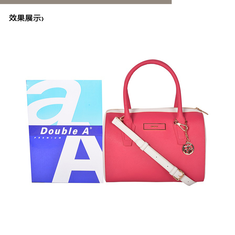 DKNY/唐娜 凯伦 牛皮 女士斜挎单肩手提包波士顿包 761410104-519