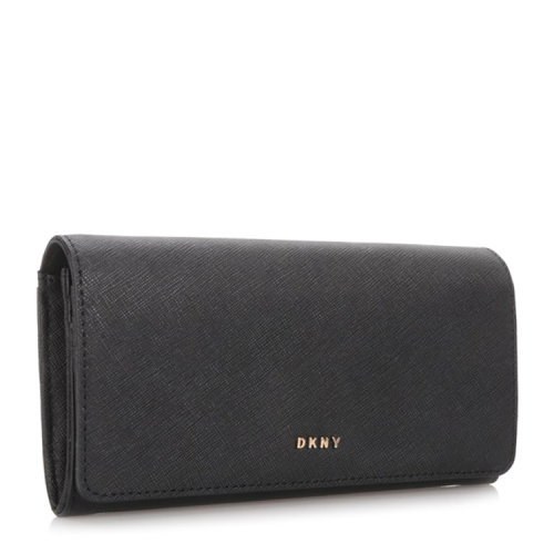 【16秋冬清仓】DKNY/唐娜 凯伦 女士字母浮雕装饰真皮钱包 AL