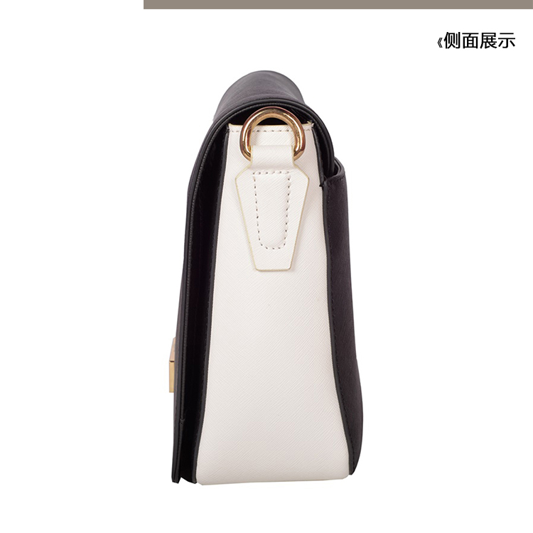 DKNY/唐娜 凯伦 牛皮 女士斜挎单肩包翻盖邮差包 761410102-061