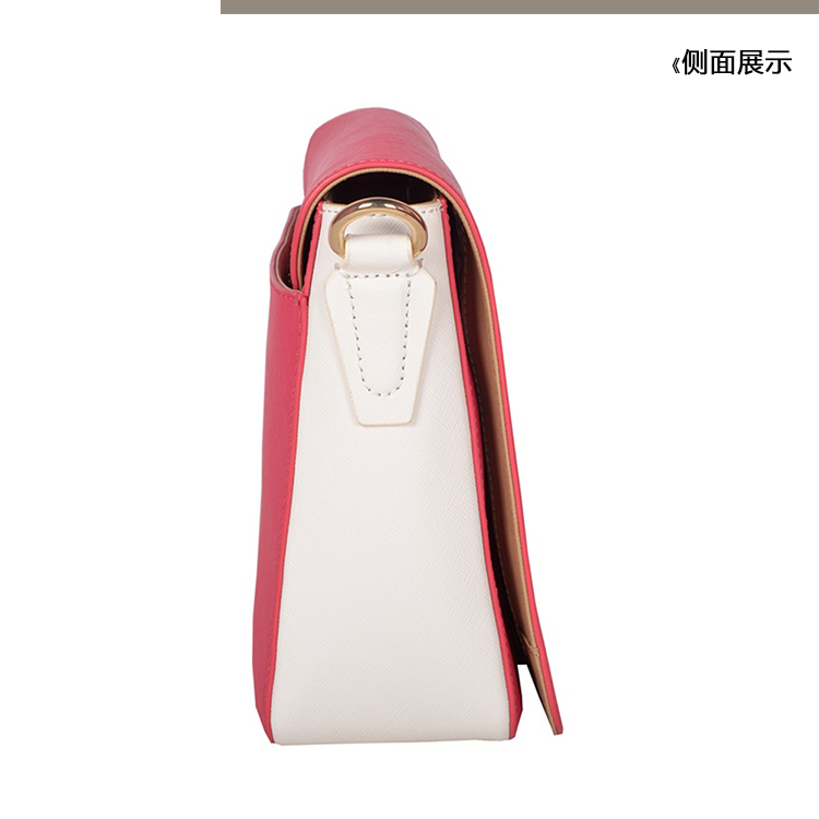 DKNY/唐娜 凯伦 牛皮 女士斜挎单肩包翻盖邮差包 761410102-519