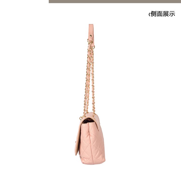 DKNY/唐娜 凯伦 牛皮 女士斜挎单肩包翻盖包 763411002-690