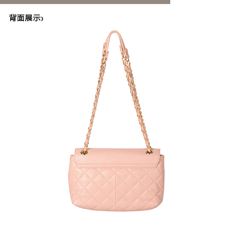 DKNY/唐娜 凯伦 牛皮 女士斜挎单肩包翻盖包 763411002-690