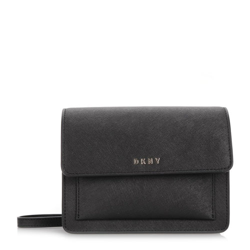 【17春夏】DKNY/唐娜 凯伦 女士字母浮雕装饰真皮单肩包 AL