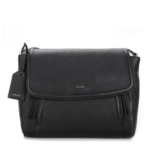 【16秋冬清仓】DKNY/唐娜 凯伦 女士 小牛皮 logo点缀 单肩包 AL