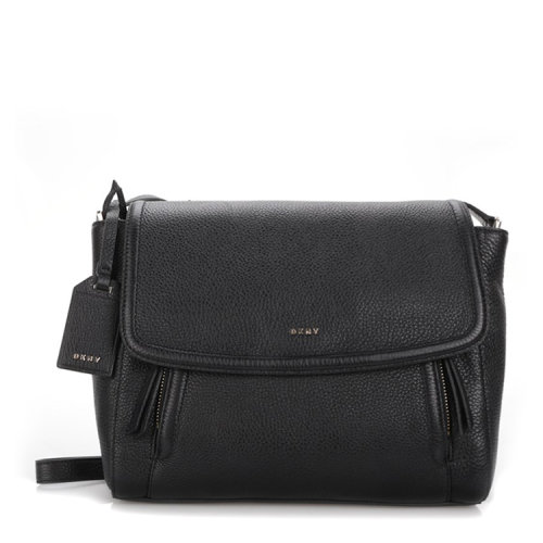 【16秋冬清仓】DKNY/唐娜 凯伦 女士 小牛皮 logo点缀 单肩包 AL