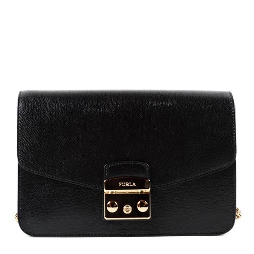 【包邮包税】FURLA/芙拉 女士 牛皮 logo点缀 流苏肩带尺寸装饰 单肩包 SP