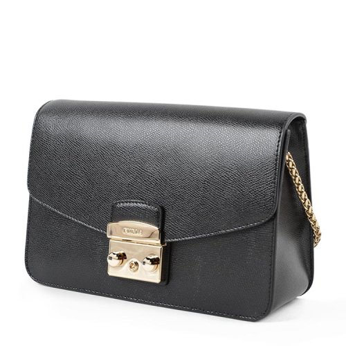 【包邮包税】FURLA/芙拉 女士 牛皮 logo点缀 流苏肩带尺寸装饰 单肩包 SP