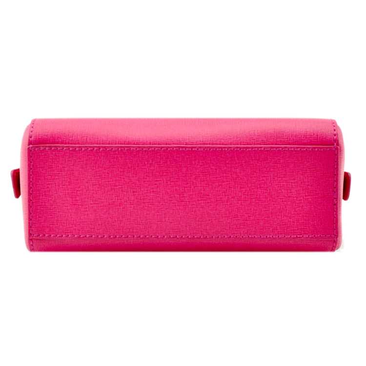 FURLA/芙拉*新款玫红色女士牛皮两用筒包手提包775620