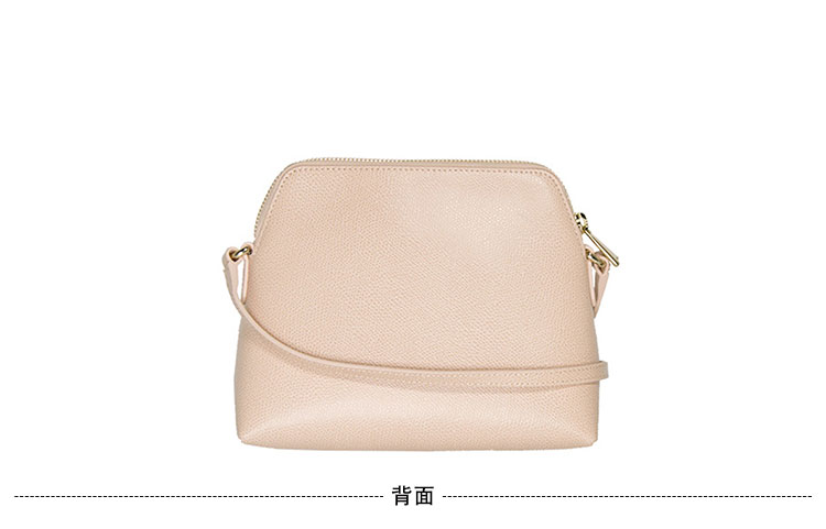 FURLA/芙拉 ISABELLE 系列 真皮 化妆包 粉色+银色+卡其色