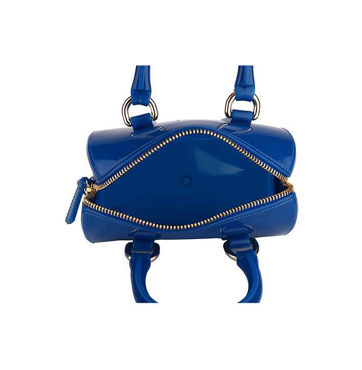 FURLA/芙拉 女士CANDY系列宝蓝色PVC手提斜挎包