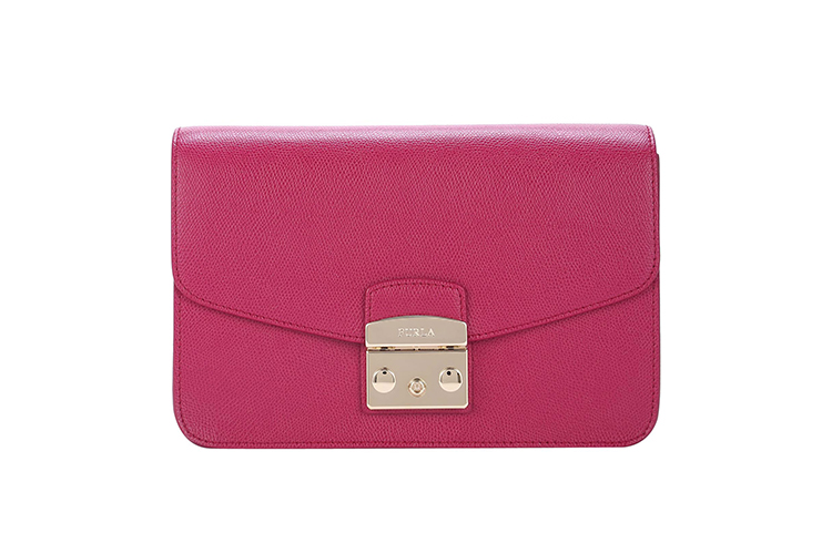 FURLA/芙拉 METROPOLIS系列女士牛皮单肩斜挎包 835162