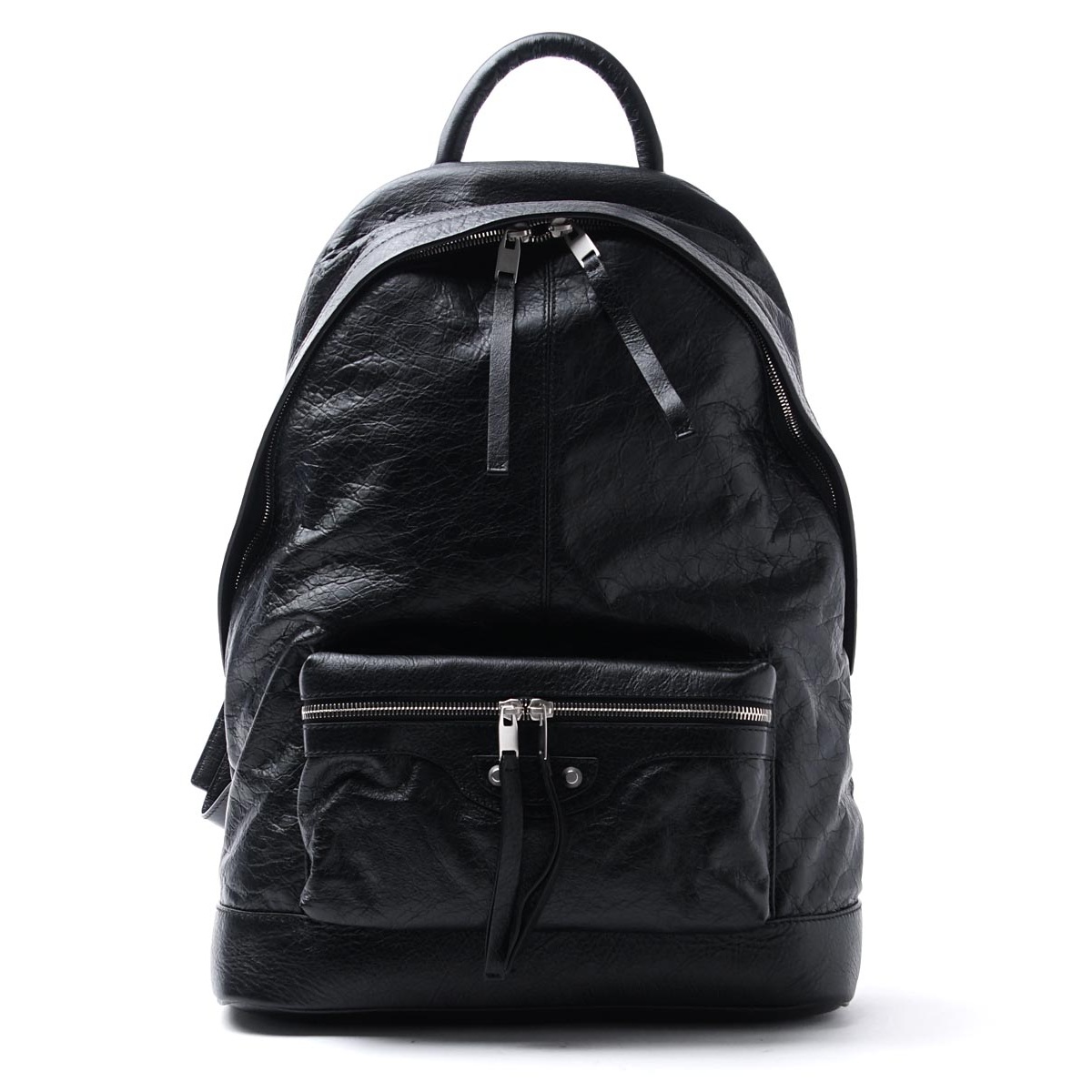 【包邮包税】Balenciaga/巴黎世家 男士羊皮黑色双肩包Backpacks 435315 DFHJ4 1000