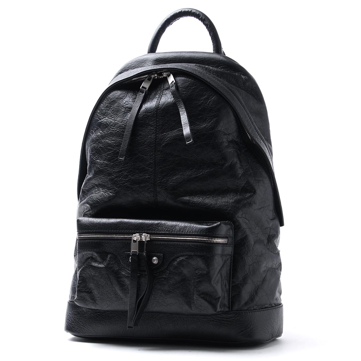 【包邮包税】Balenciaga/巴黎世家 男士羊皮黑色双肩包Backpacks 435315 DFHJ4 1000