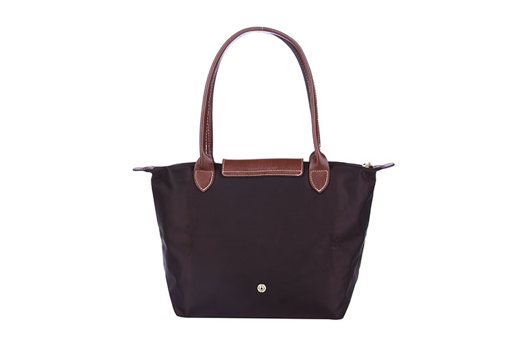 Longchamp/珑骧 女士尼龙折叠 手拎包 中号 2605 巧克力
