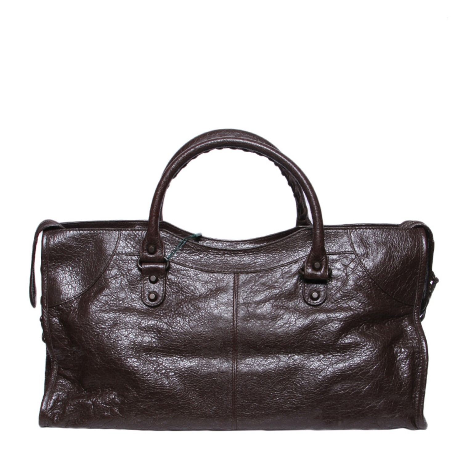 【包邮包税】Balenciaga/巴黎世家 女士纯色羊皮中号提挎两用包 168028 D94JT 2065