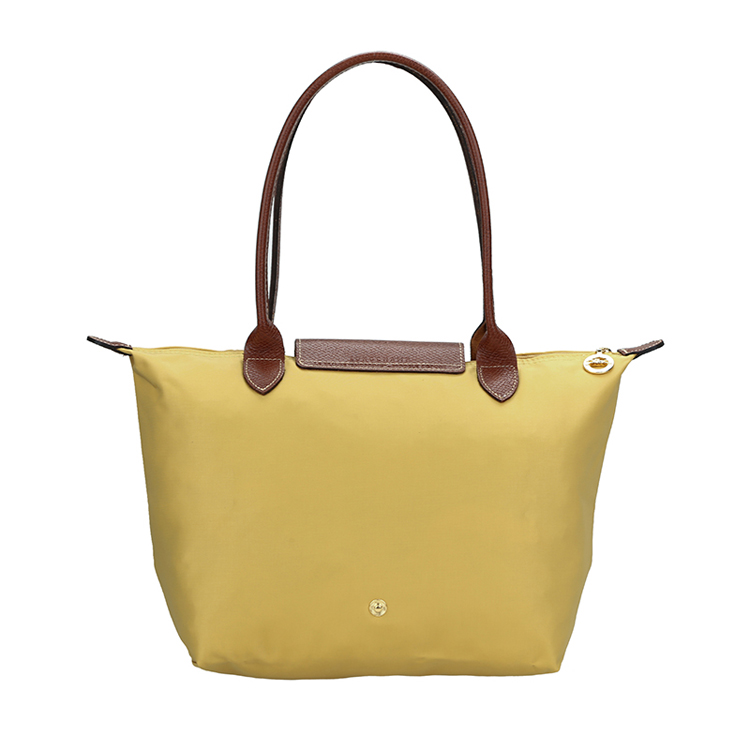Longchamp/珑骧 女士长柄尼龙折叠包 2605 咖喱色