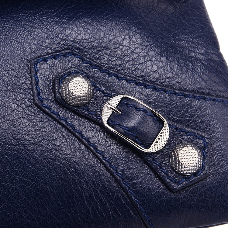 Balenciaga/巴黎世家中性款式机车包羊皮单肩包327079 D94I